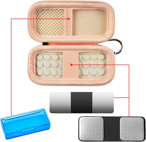 Heart Monitor Case Compatible with AliveCor Kardia Mobile ECG/for KardiaMobile 6L for Apple and Android Device - CASE ONLY (Pink)...