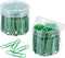 MECCANIXITY Paper Clips Medium Size 2 Inch Vinyl Coated to Prevent Tearing Pages with Box for Organize Office Home Green Count 200...