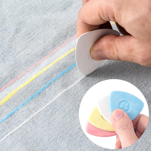 30Pcs Sewing Fabric Chalk Triangle Tailors Chalk Fabric Markers Sewing Supplies Accessories for Quilting...