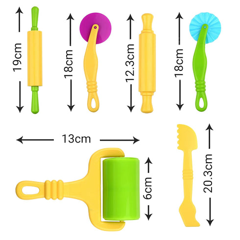 Kare & Kind Set of 10 pcs Smart Dough Tools Kit with Extruder Machine/Dough Tools (Extruder + Dough Tools)...