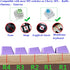 CJXSP PBT 61 Keycaps 60 Percent, Gaming Keycaps OEM Profile Backlit Keycap Set for 60 Percent Cherry MX Mechanical Keyboard ?Only keycaps (Marigol...