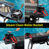 Grill Brush Collapsible Water Bucket, Perfect Partner for Steam Grill Brush (Only Water Bucket No Grill Brush)-Black...