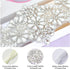 Pardecor Belt with Rhinestone Bridal Wedding Dress Belt Silver Crystal Rhinestone Pearl Belts Beaded Women's sash for Bridesmaid Gowns...
