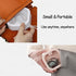 2 Pcs Hair Tie Organizer, Portable Hair Accessory Storage Containers Small Stackable Hair Ties Qtip Travel Holder Cotton Swab Dispenser Hair Acces...