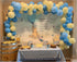 Pastel Balloon Garland Arch Kit with 100 pcs Blue and Yellow Balloons, DIY Balloon Bouquet Kit for Baby Shower, Wedding Bachelorette Birthday Part...