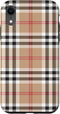 iPhone XR Checkered Plaid Flannel Gingham Pattern Case...