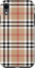 iPhone XR Checkered Plaid Flannel Gingham Pattern Case...