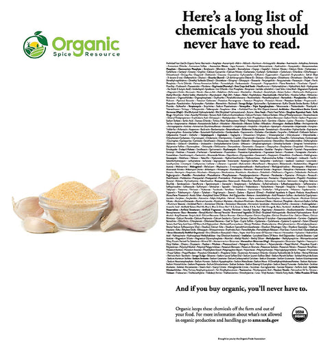 Organic Garlic Powder | 8 oz (226g) | USDA Organics and Non-GMO Verified Project Approved | Product of India | 100% Raw and Natural | Resealable K...