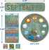 Eureka Curiosity Garden Classroom Calendar Bulletin Board Set for Teachers, 97 Pieces...