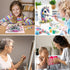 MISCER 4 Pack Animals Paint by Numbers for Kids Adults, Cartoon Paint by Number Kits for Kids, DIY Animals Oil Painting Suitable for Home Decorati...