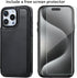 Wallet Case Compatible with iPhone 15 Pro Max(6.7"),Slim Protective case with Card Holder with 1 Screen Protective Glass,Premium PU Leather Kickst...