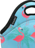 Wrapables® Insulated Neoprene Lunch Bag, Flamingoes...
