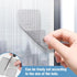 Window Screen Repair Patches Kit, Strong Self Adhesive Screen Door Replacement Repair Tape Suitable for Black or Grey Mesh Window Screen Door Repa...