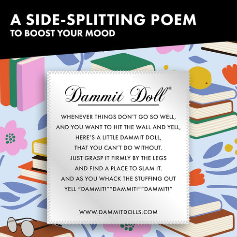 Dammit Doll - Limited Edition - Book Garden Stress Relief, Gag Gift...