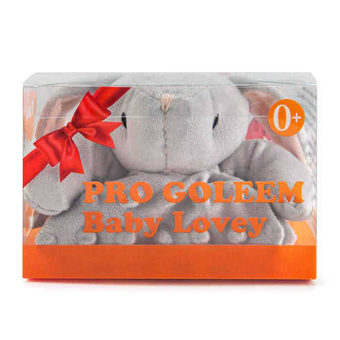 Pro Goleem Loveys for Babies - Soft Security Blanket Baby Snuggle Toy Newborn Stuffed Animals Baby Gifts for Boys and Girls, Grey Bunny 16 Inch...