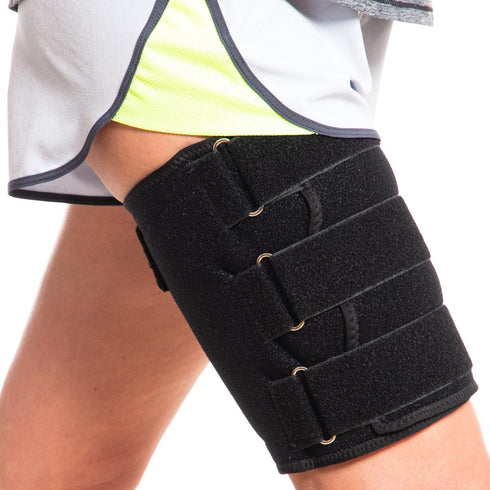Hamstring Compression Sleeve Recovery Support – Non-Slip Groin Wrap for Adductor, Quad Strain, Pulled Hamstring - Thigh Brace for Men and Women...