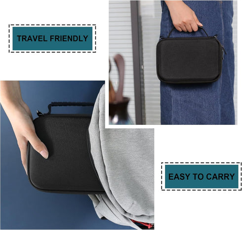 Hard Travel Case for Sony ZV-1F / ZV-1 / ZV-1 II Digital Camera, Protective Cases Bag Fits Vlogger Accessory Kit Tripod and Microphone, Extra Zipp...