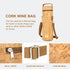 Insulated Wine Bag, Cork Single Bottle Wine Gift Bags, Cooler Carrier Tote Bag for Travel Party Beach Wedding Reusable & Recyclable...