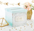 Kate Aspen Geometric Floral Wedding Card Box, Money Box, Wedding Decorations For Reception - Also Perfect for Baby Showers, Birthdays, Graduation...