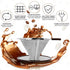 Pour Over Coffee Dripper?Reusable Stainless Steel Drip Cone Coffee Filter, Update Double Ultra Fine Micro Mesh Filter, Professional Paperless Drip...