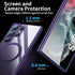 for Samsung Galaxy S22 Ultra Case?Only?.Magnetic Cover for S22 Ultra?Soft Frosted Frame&Hard Clear Back,Shockproof Drop Protection.Compatible with...