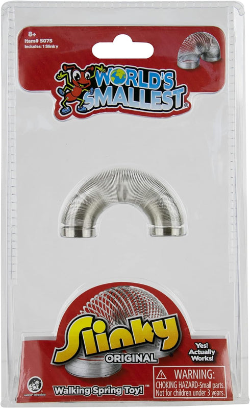 Worlds Smallest Slinky, Walking Spring Toy, Fidget Toy...