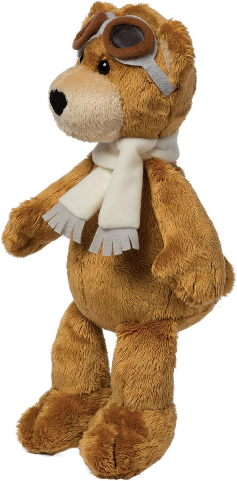 Manhattan Toy Aviator Teddy Bear 12" Stuffed Animal Plush with Soft Goggles and Scarf...