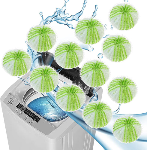 Washing Machine Clothes pet Hair Removal Stick, lint Laundry Balls, Reusable lint Hair Catcher, Effective cat and Dog Hair Catcher for Washing Mac...