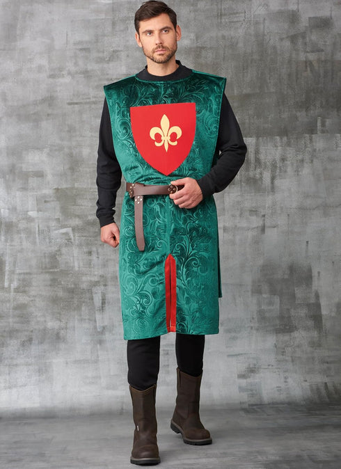 Simplicity Easy Unisex Tabards, Capes and Heraldic Shields Sewing Pattern Packet, Code S9775, One Size Fits Most Adults, Multicolor...