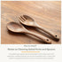 Muso Wood Acacia Salad Servers,10-inch,set of 2 (Acacia salad servers)...