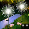 2 Pack Solar Firework Lights, 300 LEDs Solar Lights with 8 Modes, Waterproof Firework Lights, Copper Wire Firework Lights, Pathway Decorative Ligh...