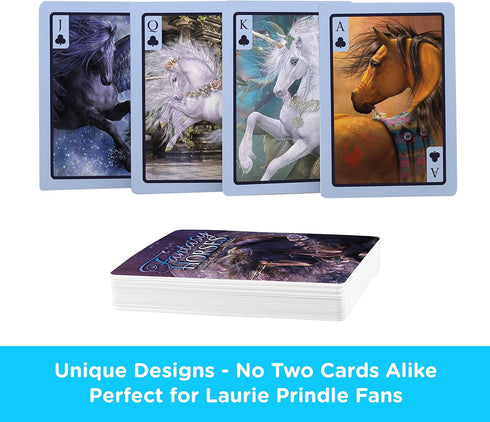AQUARIUS - Laurie Prindle- Fantasy Horses Playing Cards...