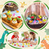 48 Pcs Mini Dinosaur Figures Resin, 6 Types Small Dinosaur Toys, Garden Mini Dinosaurs for Cake Topper (Mixed Packaging)...