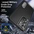 BaHaHoues for Samsung Galaxy S24 Case, Samsung S24 Phone Case with Built in Kickstand, Shockproof/Dustproof/Drop Proof Military Grade Protective C...