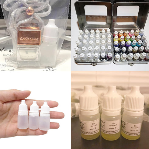Honbay 100PCS 5ML Plastic Empty Squeezable Dropper Bottles Portable Eye Drop Bottle Containers Eye Liquid Dropper Bottle with Screw Cap and Plug...