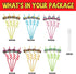 24 Monster Truck Party Favors Reusable Trucks Big Cars Plastic Straws for Monster Trucks Birthday Party Supplies with 2 Cleaning Brushes...