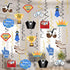 Tifeson Father's Day Decorations Hanging Swirls - 36 PCS Foil Ceiling Hanging Swirls for Father's Birthday Party Decor, Fathers Day Party Supplies...