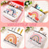 Chengu 6 Pcs Big Canvas Rainbow Heart Cosmetic Bags, 10 x 7.5 inch Inspirational Gifts for Women Motivational Quotes Makeup Bag for Women Girls Bi...