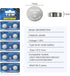 SR927SW 395/399 LR927 AG7 1.55V Silver Oxide Button Battery Replacement for LED Light Watch Batteries 20 Pack...