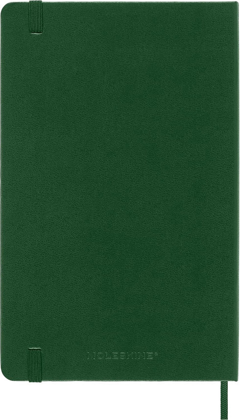 Moleskine Classic Notebook, Hard Cover, Large (5" x 8.25") Plain/Blank, Myrtle Green, 240 Pages...