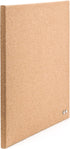 U Brands Frameless Square Cork Bulletin Board, Office Supplies, 14” x 14”, Natural, with Push Pins, 1 Count...
