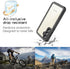 Clear Case for Samsung Galaxy S23 FE Case Waterproof Heavy Duty Full Body Protective with Built-in Screen Protector Dustproof Shockproof Phone Cas...