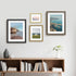 FrameWorks 2-Pack 1 3/8" Thick Black Wooden Shadow Box Picture Frames 4” x 6” with Removable White Mat to 3.5" x 5" Photo...