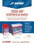 JT Eaton Stick-Em 198-12S Scorpion Glue Trap, 12 Pack, Brown/A...