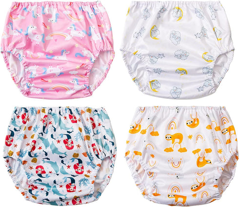 Waterproof Swim Diaper Cover with Good Elastic Rubber for Toddlers - Girl 2t...