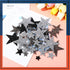 Geosar 120 Pieces Star Rhinestone Appliques Iron on Star Patches Rhinestone Glitter Star Patches Bling Appliques for DIY Crafts Clothes Bag Pants ...