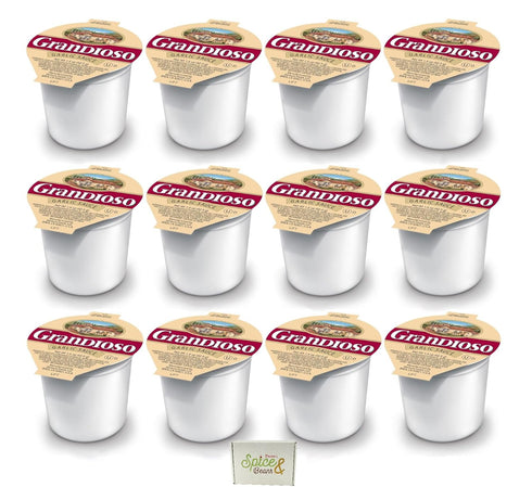 Grandioso Garlic Dipping Sauce Cup - 1.5oz Cup - 12 Count - Pizza Garlic Sauce Dip...