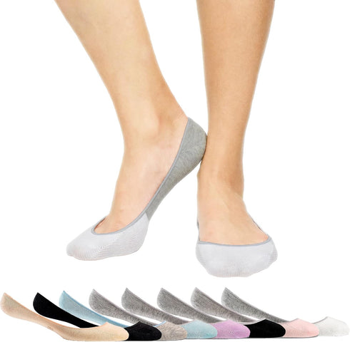 Thirty48 Women’s No Show Loafer Socks, Boat Shoe Liners with Non Slip Grip...