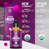 Iron Supplement for Women & Men Free Blood Builder, Iron Vitamin for Anemia USDA Organic Liquid Iron Drops for Adults with MCT Oil, Natural Grape ...