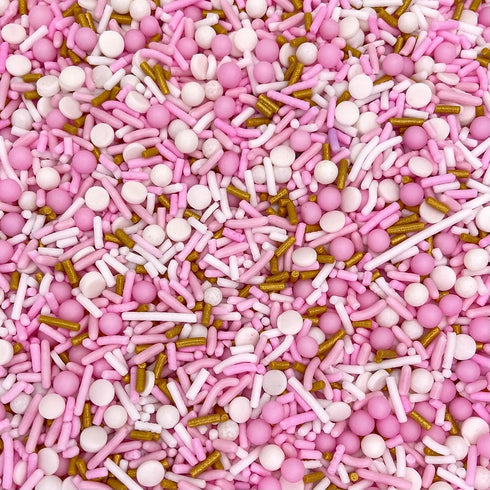 Manvscakes, pink sprinkles, valentines, cake sprinkles, gluten free, cookies, chocolate, fondant, princess topping, ice cream, edible, dessert dec...